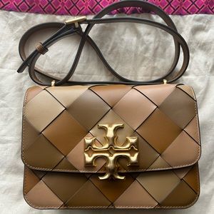 Eleanor Woven Convertible Shoulder Bag